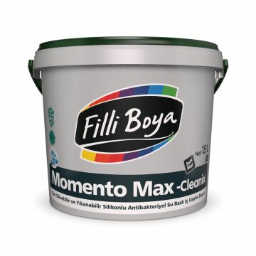 Filli Boya Momento Max-Cleanix Antibakteriyel Silikonlu Soft Mat İç Cephe Boyası 7,5 Lt