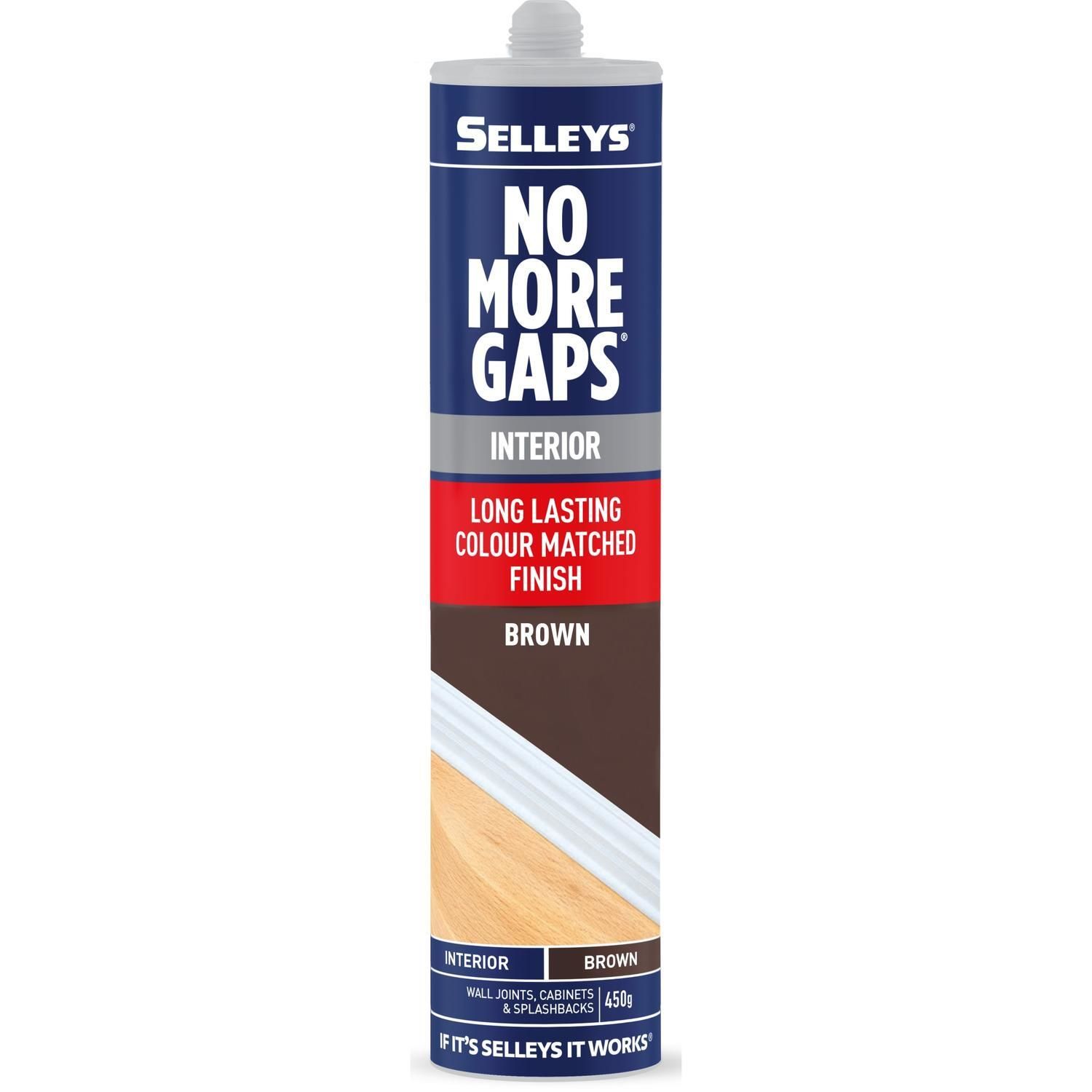 Selleys No More Gaps Interior Colours – Renkli Esnek Dolgu Macunu 450GR Kahverengi