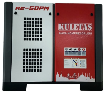 Kuletaş RE-50PM İnvertörlü Endüstriyel Vidalı Hava Kompresörü 50 Hp