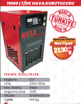 Kuletaş MAX 11000 Hava Kurutucu 11000 Litre