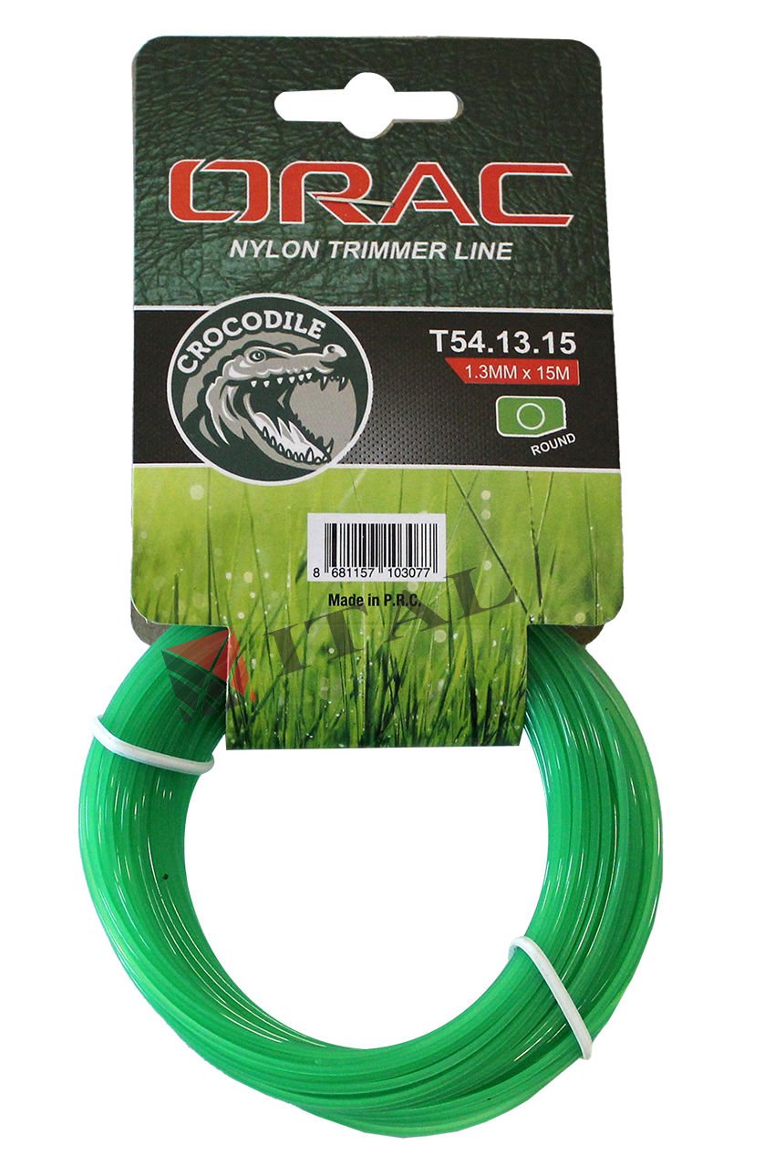 Orac Tırpan Misinası Crocodile 1.3mm 15 Mt Yuvarlak Yeşil