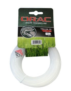 Orac Tırpan Misinası Crocodile 2.4mm 15 Mt Yuvarlak Beyaz