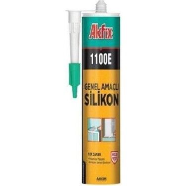 Akfix 1100E Genel Amaçlı Silikon Şeffaf 280 Gr