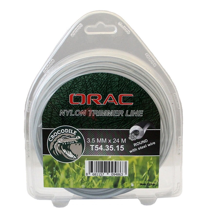 Orac Tırpan Misinası Crocodile 3.5mm 24 Mt Telli Yuvarlak