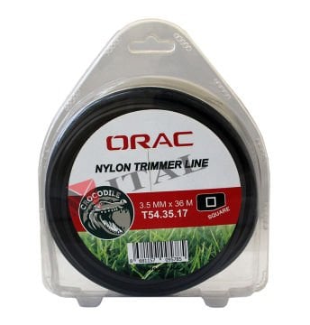 Orac Tırpan Misinası Crocodile 3.5mm 36 Mt Dört Köşe Siyah