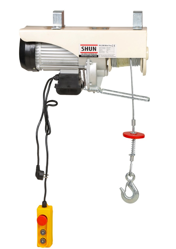 Shun PA1200 Elektrikli Vinç Caraskal 600/1200 Kg