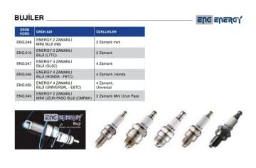 Energy F8TC Dört 4 Zamanlı Buji Uzun Paso (Honda Uyumlu)