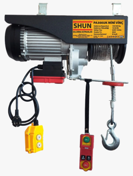 Shun PA500K Uzaktan Kumandalı Elektrikli Vinç Caraskal 250/500 Kg