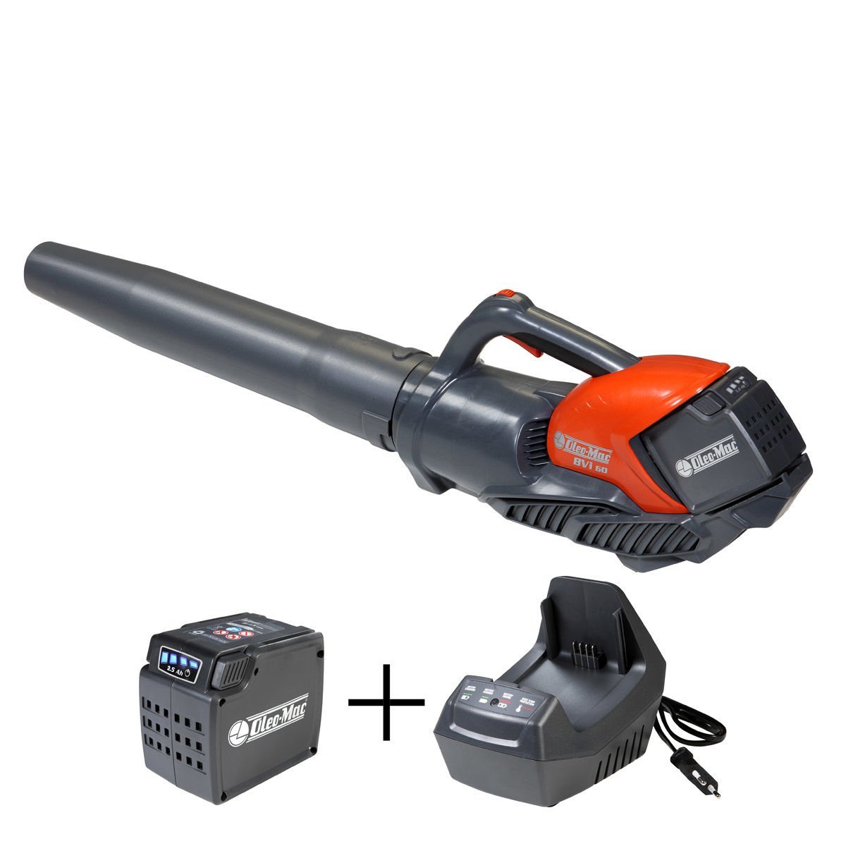 Oleo-Mac BVİ 60 Akülü Üfleme Makinası 2.0Ah Akü + Şarj Cihazı