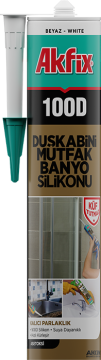 Akfix 100D Duşakabin Silikonu Şeffaf 280 Ml