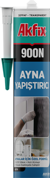 Akfix 900N Ayna Silikonu Nötr %101 Şeffaf 280 Ml
