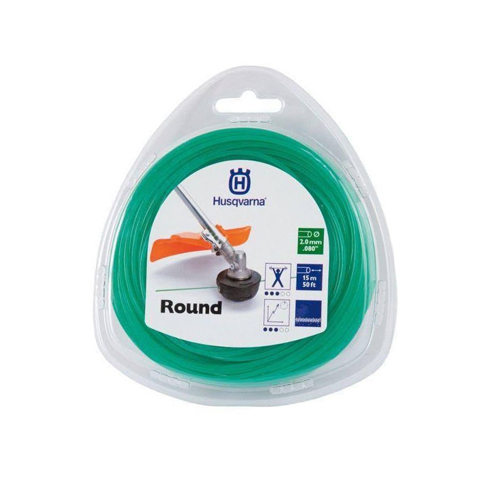 Husqvarna 597668810 Opti Tırpan Misinası Yeşil 2.0MM 15MT YUVARLAK