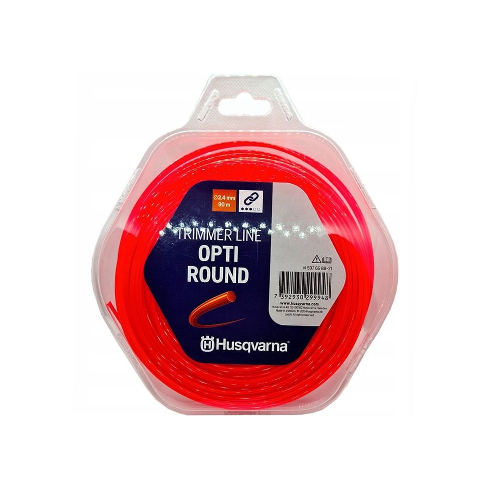 Husqvarna 597668821 Opti Tırpan Misinası Turuncu 2.4MM 90MT YUVARLAK