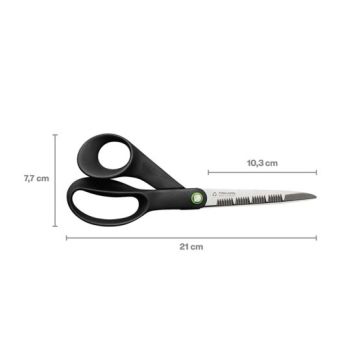 Fiskars 1074544 Tırtıklı Bahçe Makası 21cm
