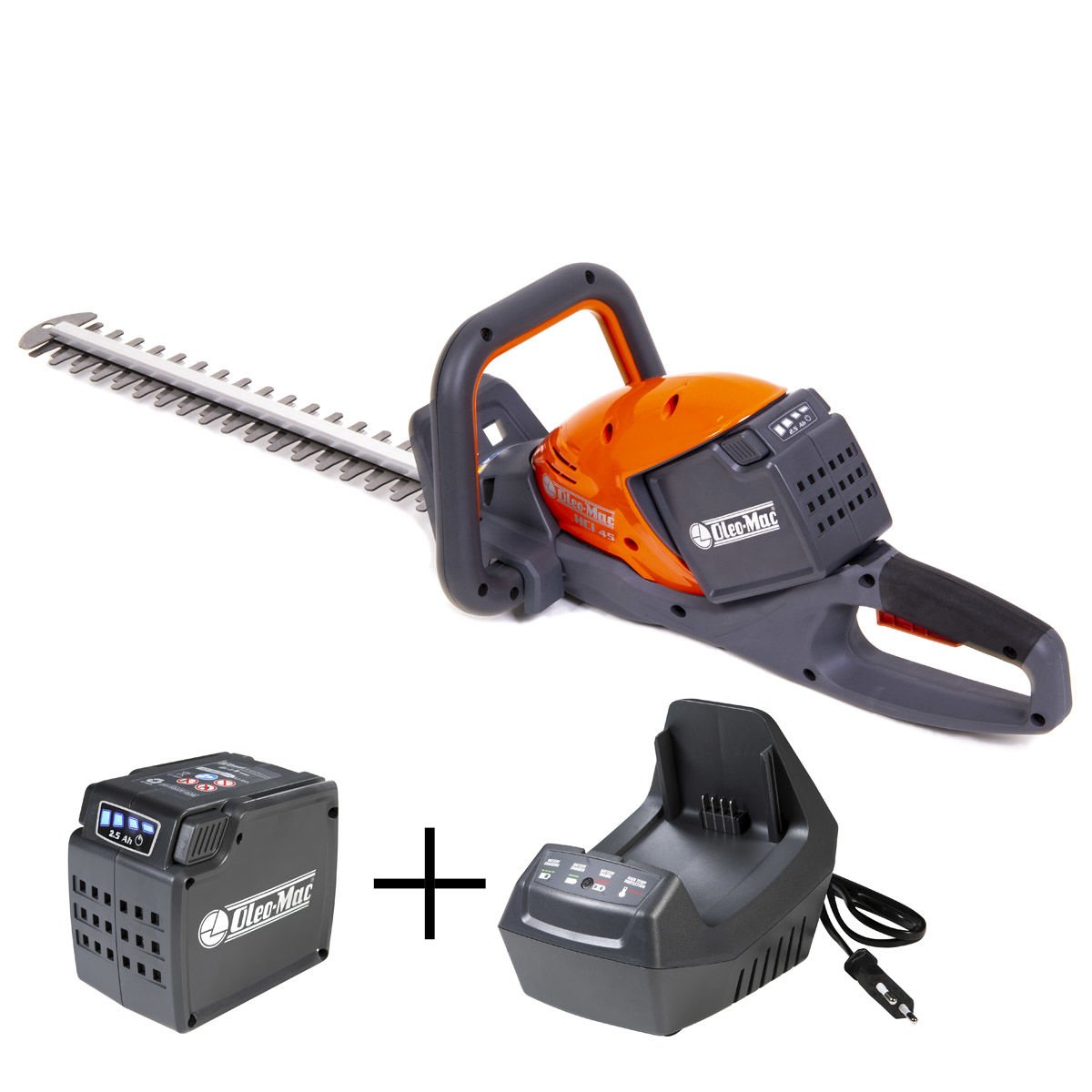 Oleo-Mac HCİ 45 Akülü Çit Biçme Makinası 2.0Ah Akü + Şarj Cihazı