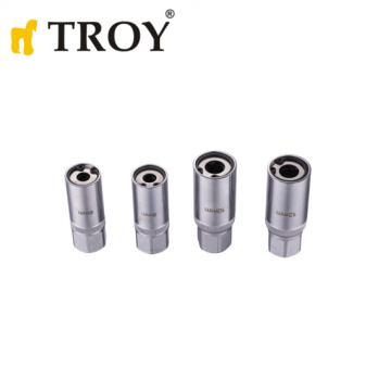 TROY 26155 Bozuk Civata Sökme Seti, 1/2'' , 4 Parça