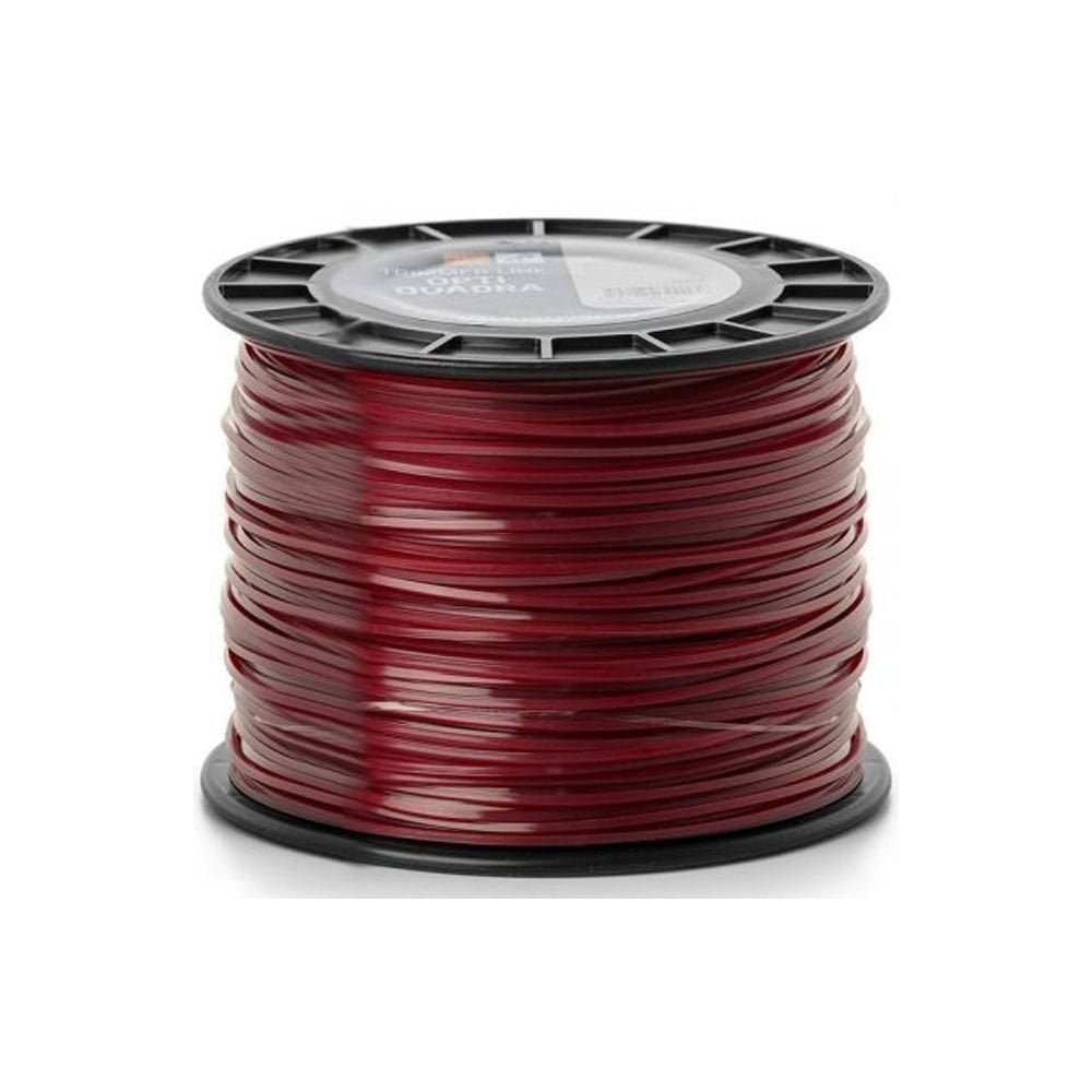 Husqvarna 597668922 Opti Quadra Tırpan Misinası Bordo 3MM 528MT 4 KÖŞE