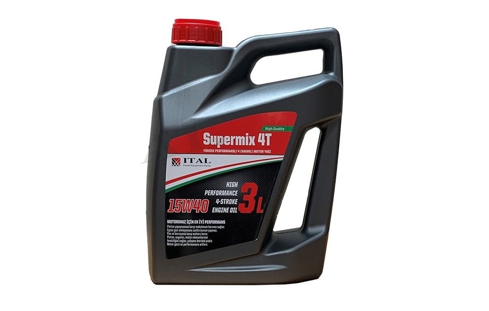 İtal Supermix 4 Dört Zamanlı Motor Yağı 3 Lt (15W-40)