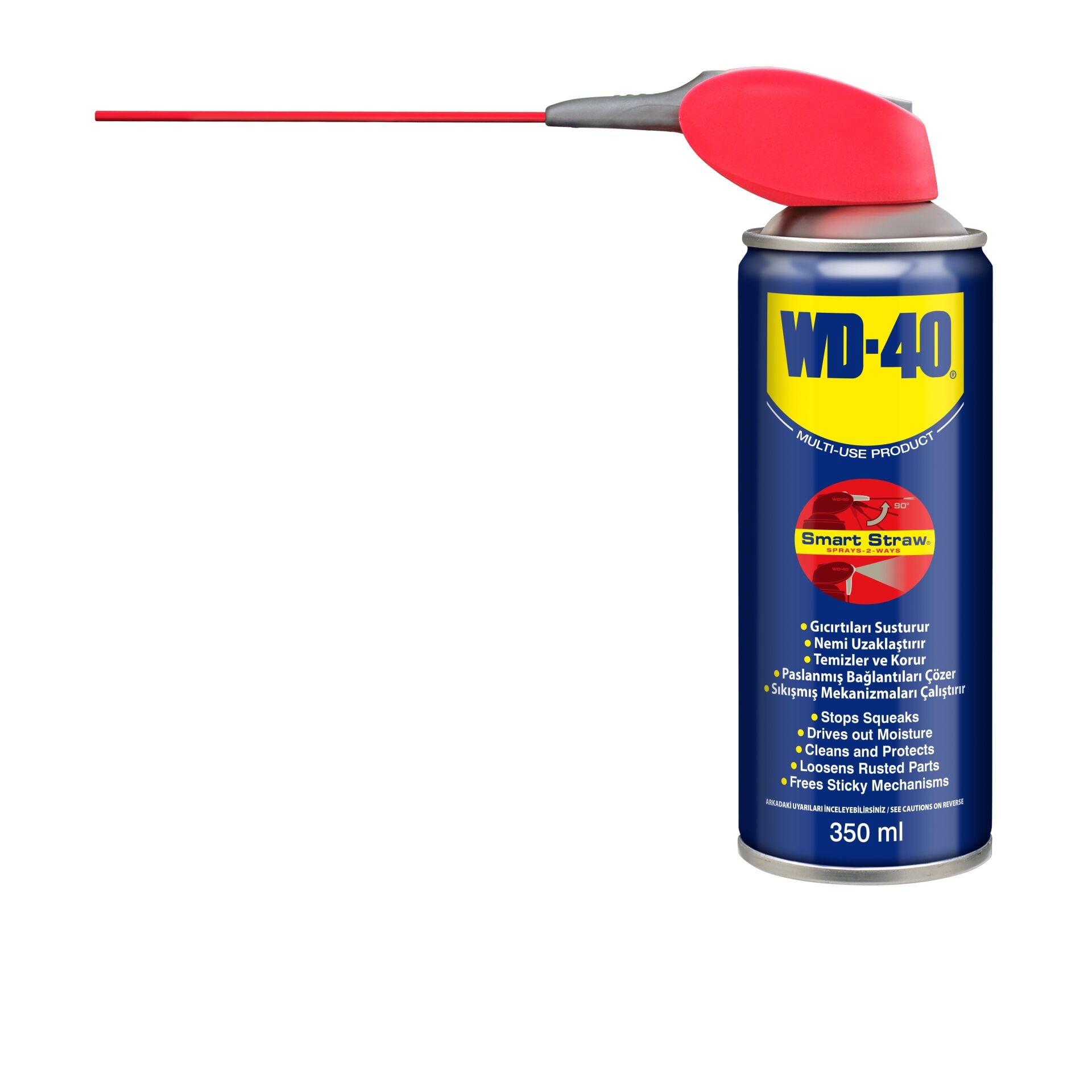 WD-40 Smart Straw Yağlayıcı ve Pas Sökücü Sprey 350 ML