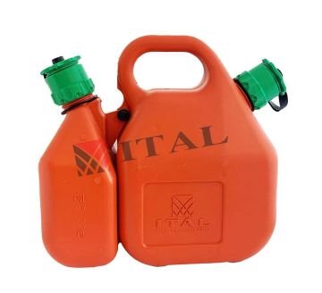 İtal Benzin Bidonu 5+2 Lt Çift Gözlü