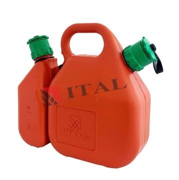 İtal Benzin Bidonu 5+2 Lt Çift Gözlü