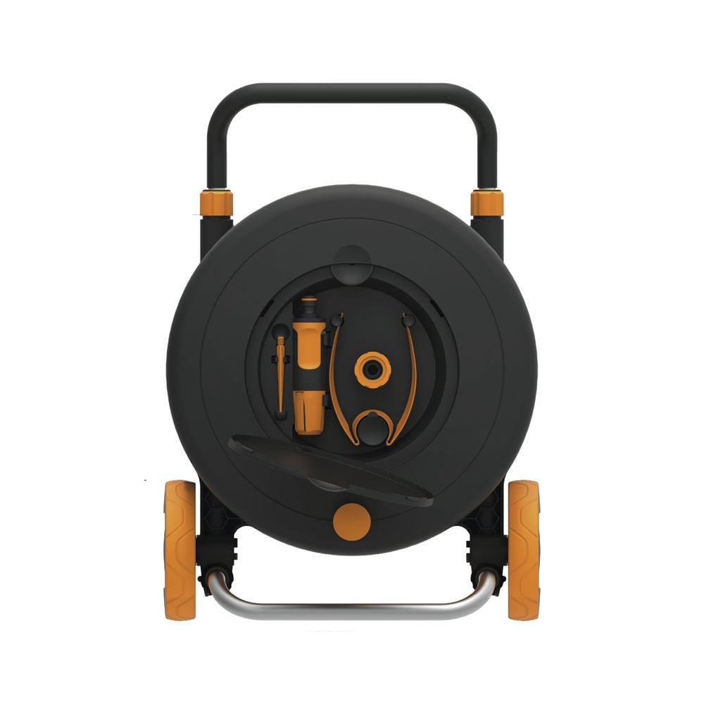Fiskars 1023643 Tekerlekli Hortum Makarası Seti 20m