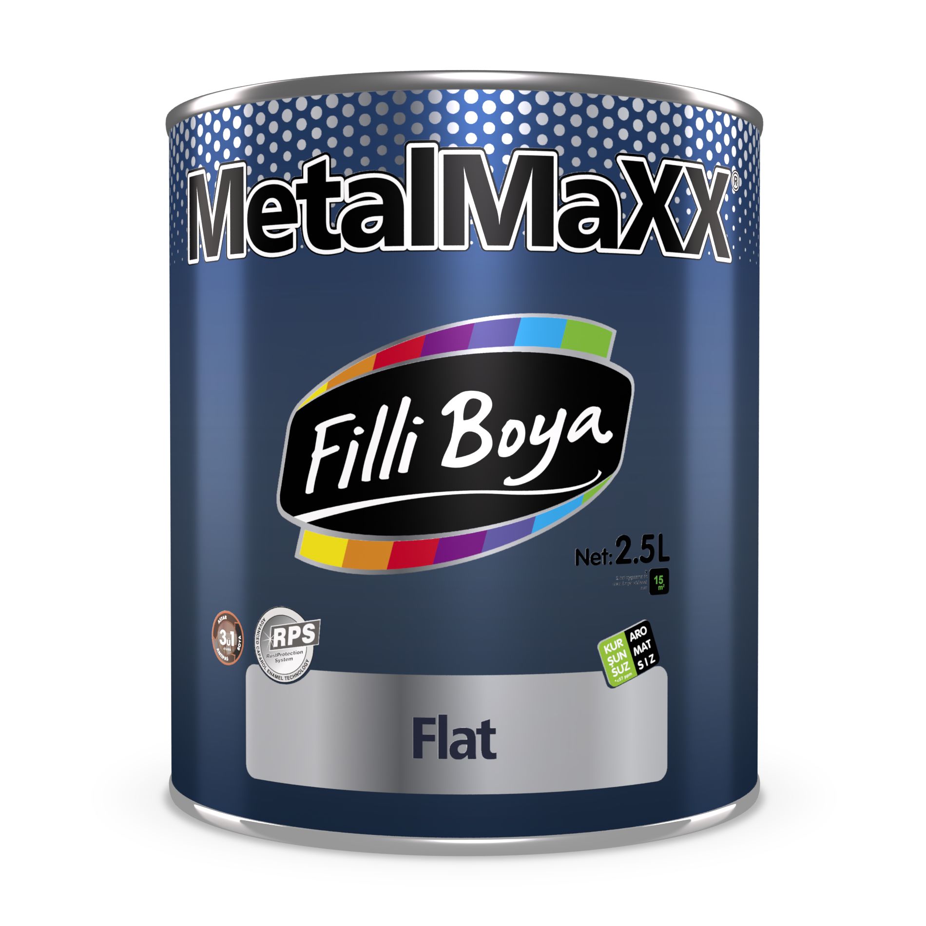 Filli Boya Metalmaxx Flat Antipaslı Sentetik Yağlı Boya 0,75 Lt