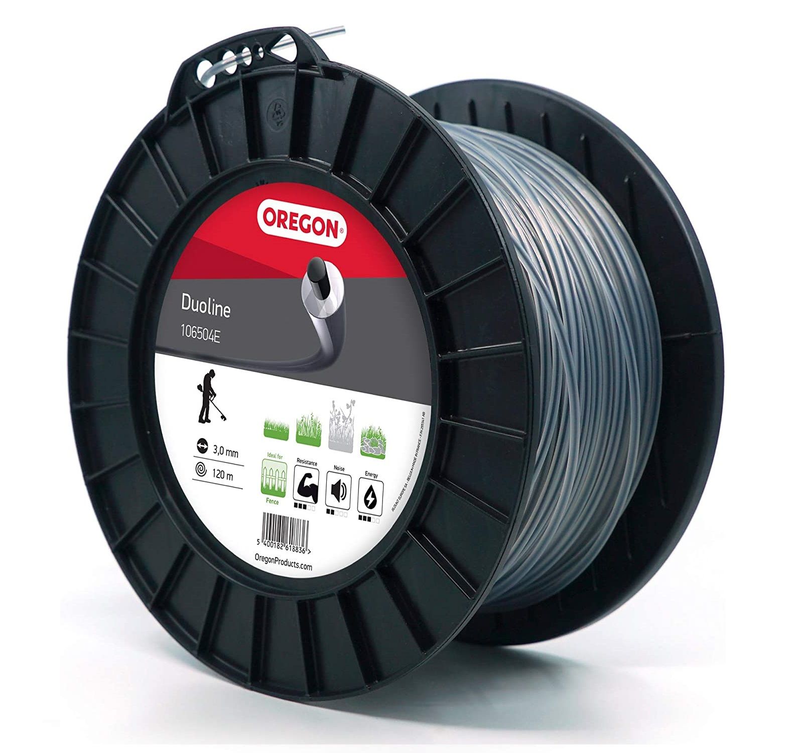 Oregon 106504E Duoline Tırpan Misinası 3 mm 120 mt