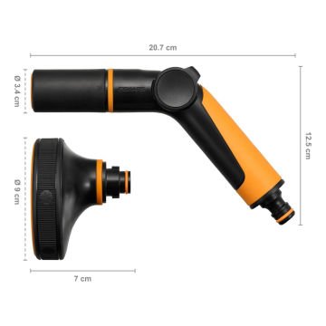 Fiskars 1065494 Sulama Tabancası + Ayarlanabilir Başlık