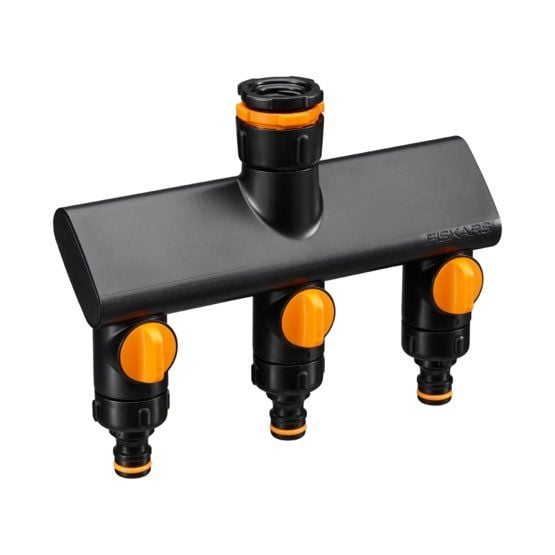 Fiskars 1070578 3 Çıkışlı Musluk Bağlantısı (21mm/26,5mm/33,3mm)