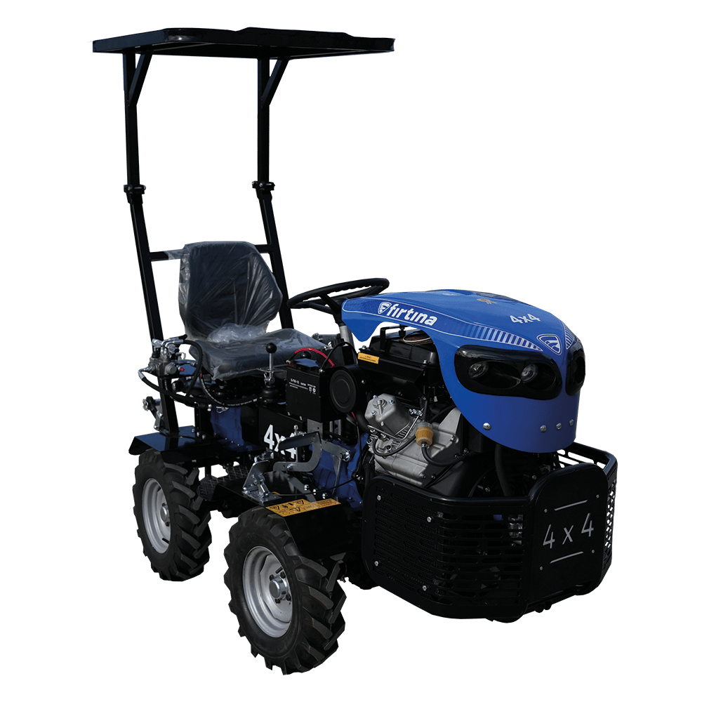 Fırtına 4x4 Mini Traktör Oturmalı Çapa Makinası (DİZEL, 22 HP, Bartech Motor)