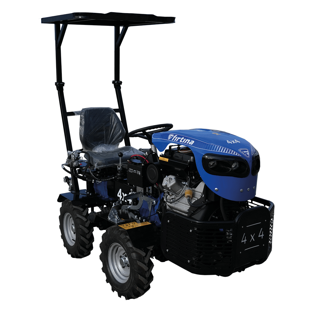 Fırtına 4x4 Mini Traktör Oturmalı Çapa Makinası (DİZEL, 12 HP, Antor Motor)
