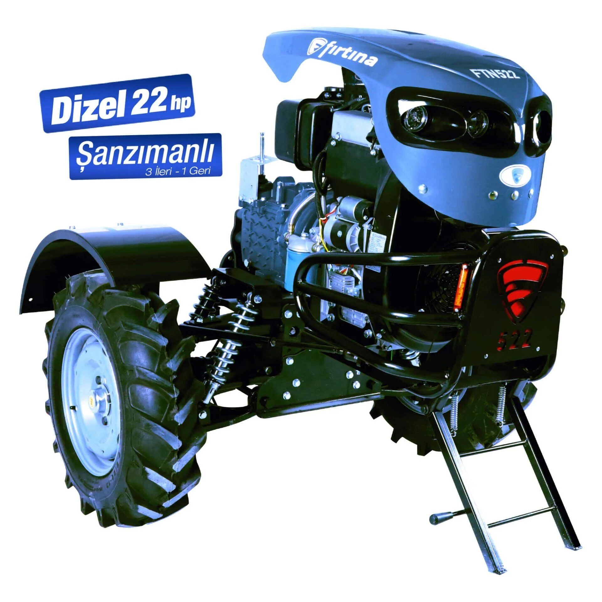 Fırtına FTN 522 Dizel Çapa Makinası Amortisörlü 22 Hp