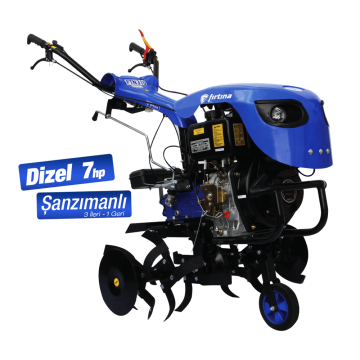 Fırtına FTN 310 7 Hp Dizel Çapa Makinası - Marşlı, 3 İleri 1 Geri Şanzımanlı, Tekerlek Dahil