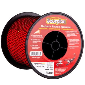 Desert Scorpion DX221354 Misina 3.3 Mm 123 Mt Kırmızı 3 Köşe