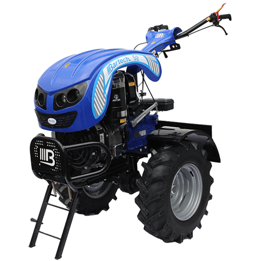 Bartech 512 12 Hp Dizel Motorlu Çapa Makinası - Marşlı, Antor 3LD510 Motorlu