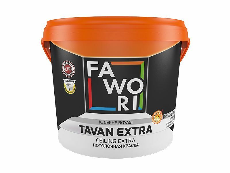 Fawori Tavan Extra İç Cephe Tavan Boyası Beyaz 3,5 kg