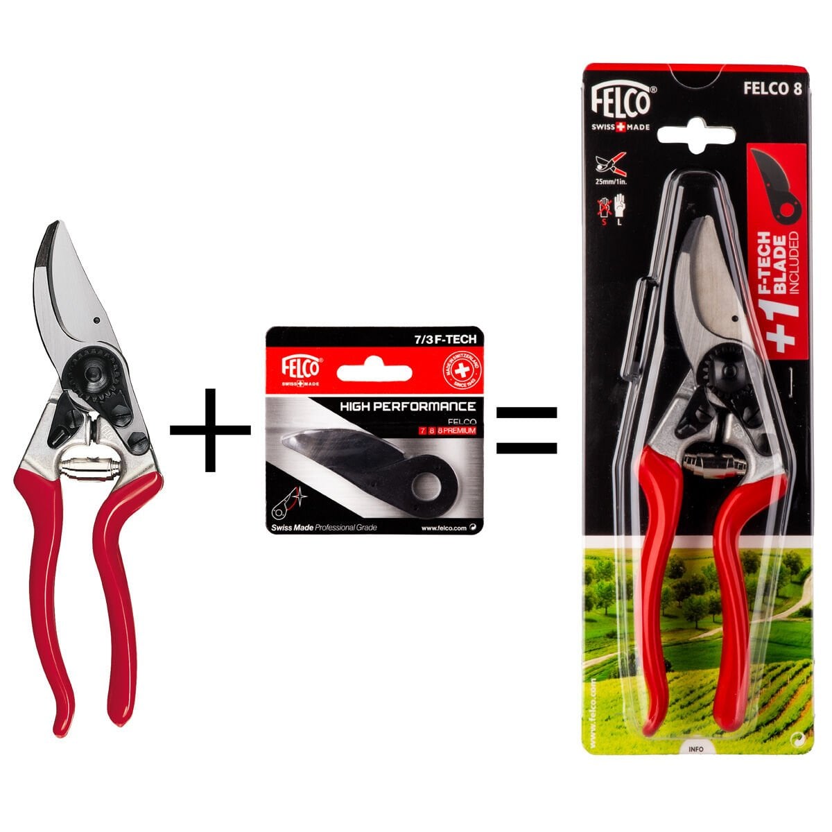 Felco P149 8 Budama Makası Ve Üst Bıçak  F-Tech 7/3