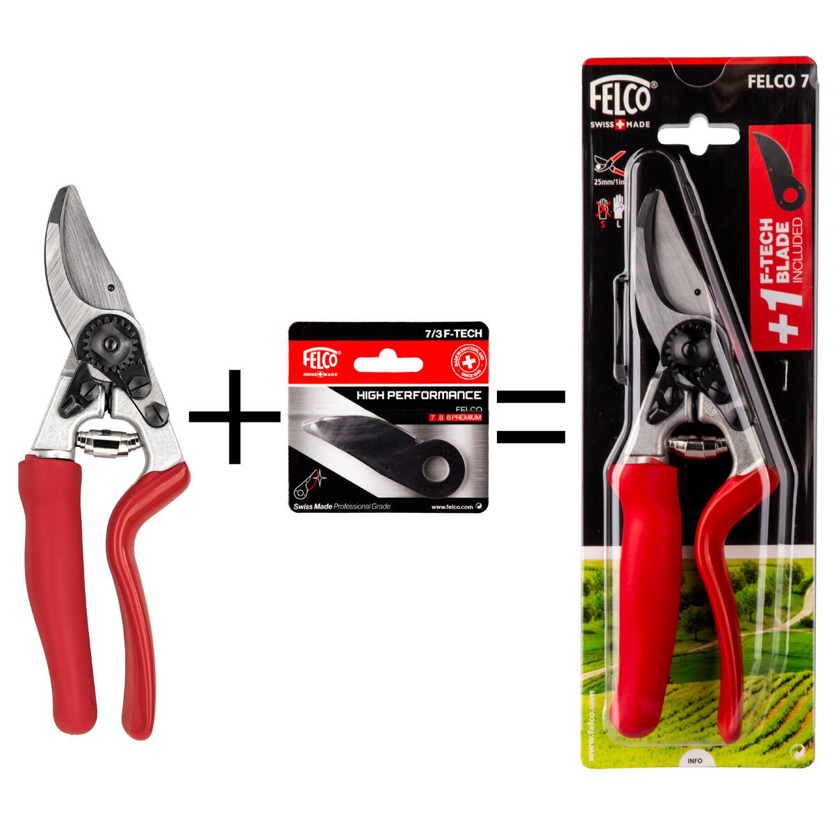 Felco P154 7 Budama Makası Ve Üst Bıçak  F-Tech 7/3