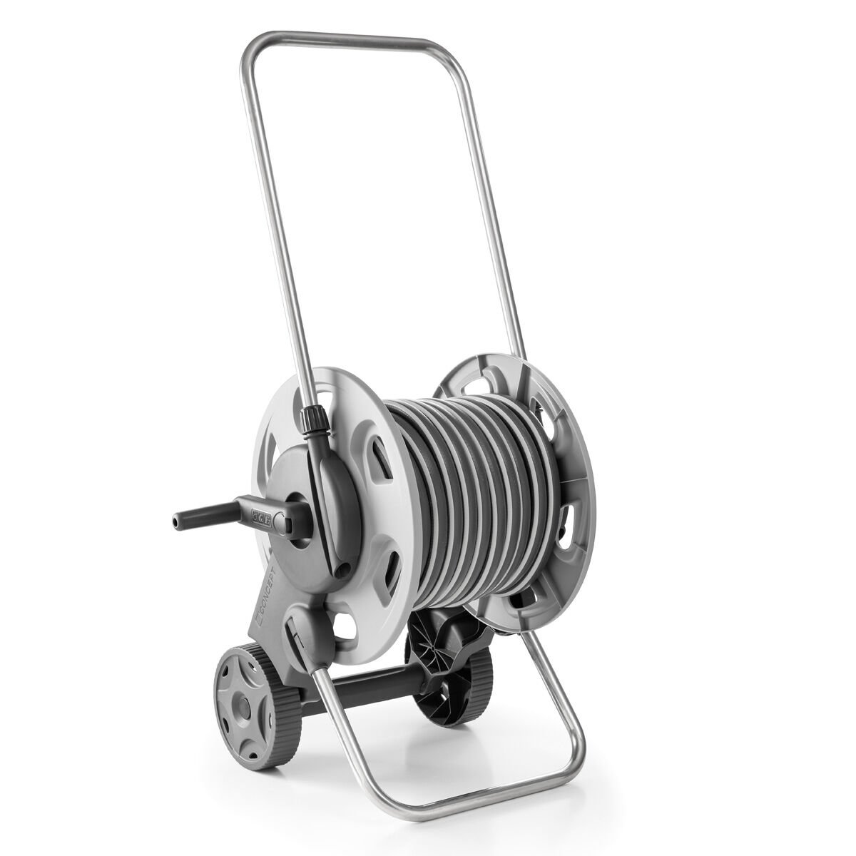 Gf Gf80005749 Hortum Makarası 1/2'' 25 Metre Hortumlu Tekerlekli Metal Teleskopik Kollu Set