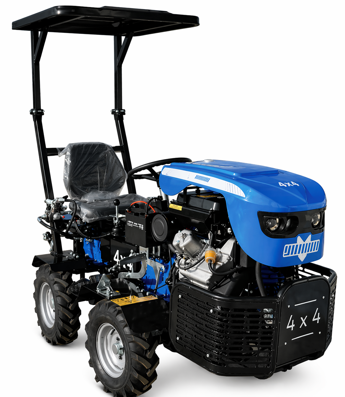 Yaman 4x4 Mini Traktör Oturmalı Çapa Makinası (DİZEL, 26 HP, Bartech Motor)