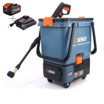 Senix HPWX2-M2-EU Akülü Basınçlı Yıkama Makinesi 70 Bar 2x4.0Ah Akü ve Şarj Aleti