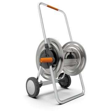 Gf Gf80005829 Hortum Makarası Tekerlekli Metal Teleskopik Kollu Set 75 Metre
