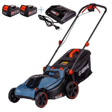 Senix LPPX2-M2-EU Akülü Çim Biçme Makinesi 2x4.0Ah Akü ve Şarj Aleti