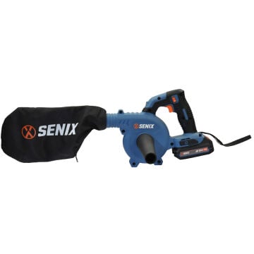 Senix BLVX2-M-EU Akülü Üfleme Toplama Makinesi 4.0Ah Akü ve Şarj Aleti