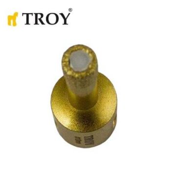 TROY 27450-12 Avuç Taşlamalar için Seramik Kuru Elmas Delici, 12mm