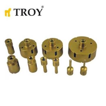 TROY 27450-68 Avuç Taşlamalar için Seramik Kuru Elmas Delici, 68mm
