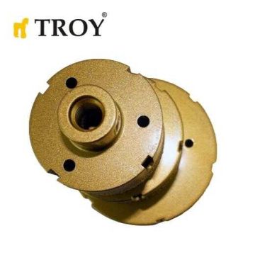 TROY 27450-80 Avuç Taşlamalar için Seramik Kuru Elmas Delici, 80mm