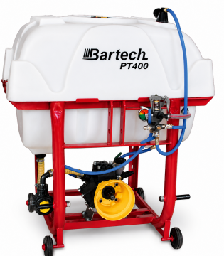 Bartech PT400 400 Litre Şaftlı, Traktör Arkası Pülverizatör- 10 Metre Kanatlı