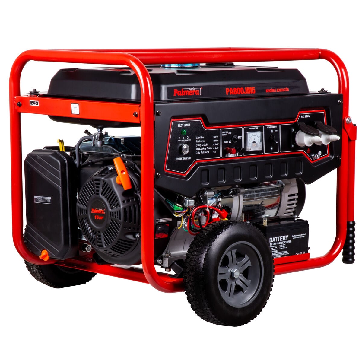 Palmera PA800JM5 Benzinli Jeneratör 8,12 kVA Marşlı